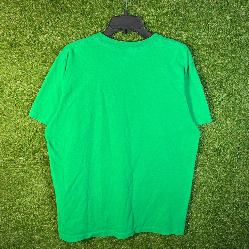Adidas Notre Dame Fighting‎ Irish T-Shirt Mens Large Green Leprechaun NCAA
